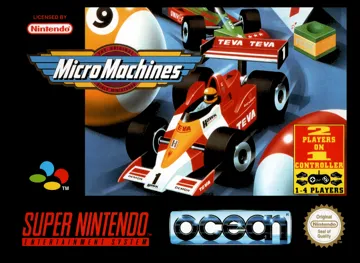 Micro Machines (Europe) box cover front